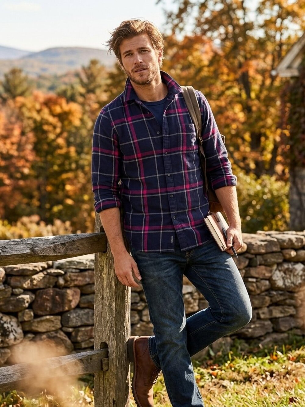 Icebreaker Merino Plaid Flannel Long Sleeve Button Front Shirt Sz M